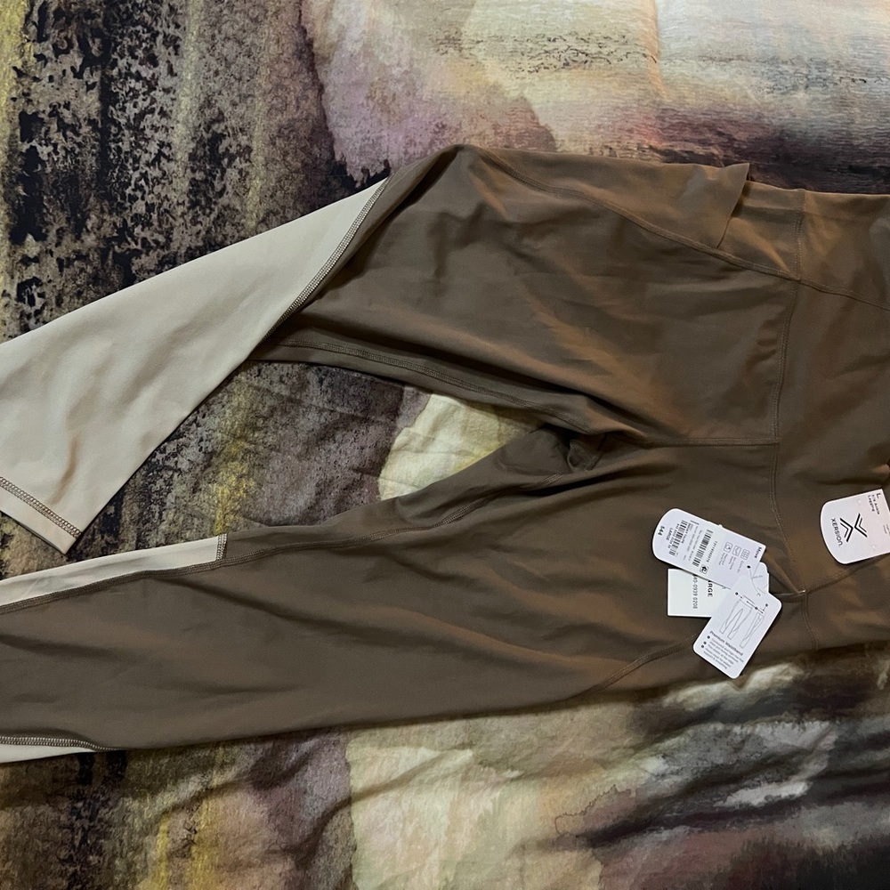 Taupe & Tan Women’s Activewear Pants w/ Pockets - NWT - Large - L
